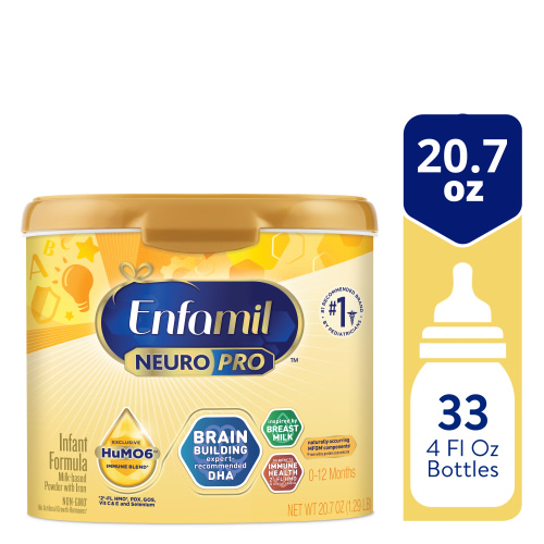 Enfamil NeuroPro Powder Baby Formula, Brain Support, 20.7 oz​ Tub