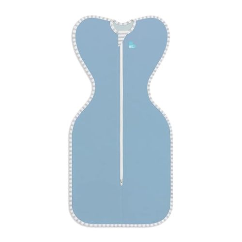 Love to Dream Swaddle UP, Baby Sleep Sack, Self-Soothing Swaddles for Newborns, Get Longer Sleep, Snug Fit Helps Calm Startle Reflex, New Born Essentials for Baby, 1.0 TOG, 13-19 lbs, Blue