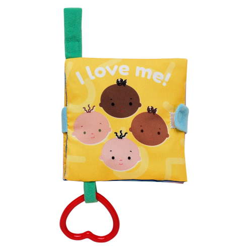 Kids for Culture Affirmations Soft Accordion Activity Baby Book with Crinkle and Mirror