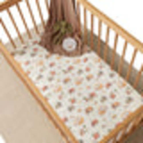Diggers Organic Fitted Cot Sheet | Snuggle Hunny