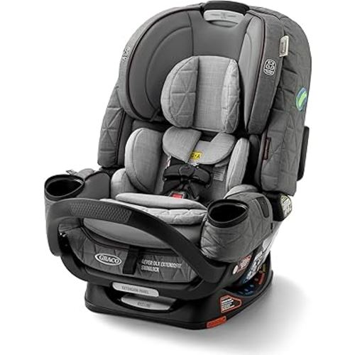 Graco Premier 4Ever DLX Extend2Fit SnugLock 4-in-1 Car Seat Featuring Anti-Rebound Bar, Midtown Collection