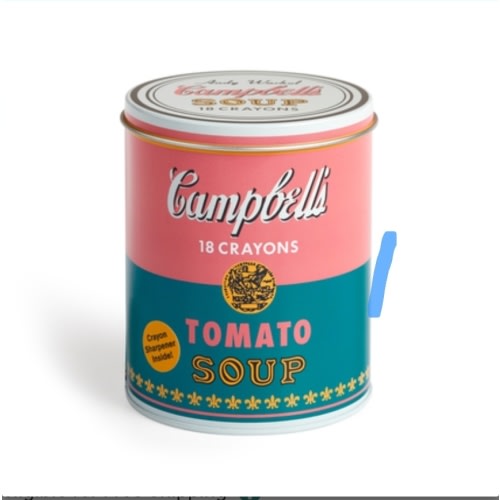 Andy Warhol Soup Can Crayons +... book by Mudpuppy