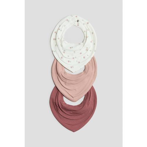 3-PACK COTTON BANDANA BIBS