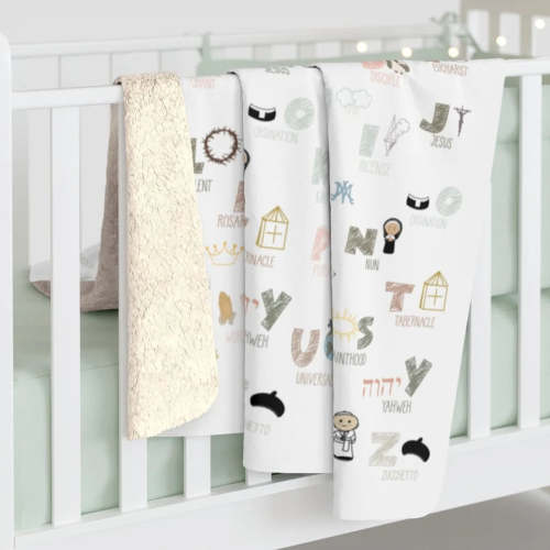 Catholic Alphabet Blanket