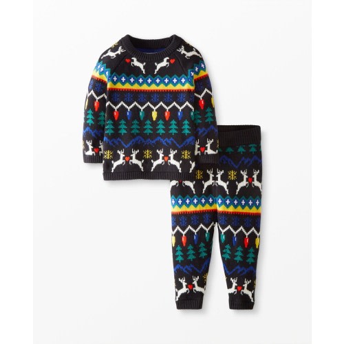 Baby Holiday Sweater Knit Top & Leggings Set | Hanna Andersson