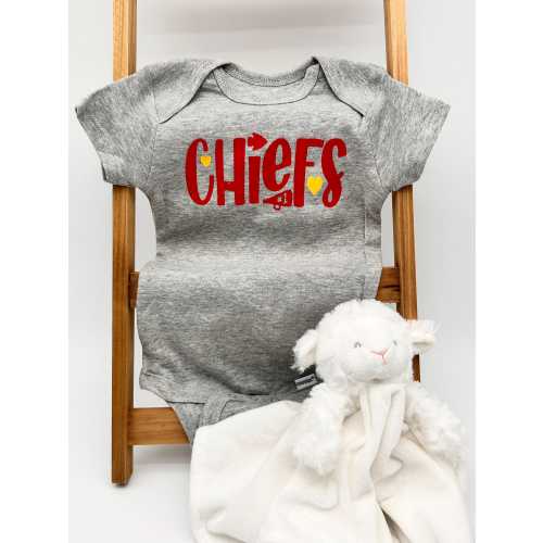 KC Chiefs Baby Clothes, Chiefs Bodysuit, Chiefs Baby Gift, KC Baby Football Clothing, Chiefs Superbowl Baby Clothing, Chiefs Baby Clothes