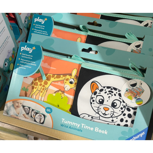 Ravensburger Book - Tummy Time Book: Wild Animals - O'Toys