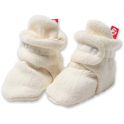 Zutano Unisex Fleece Baby Booties with Organic Cotton Lining, Newborn Essentials