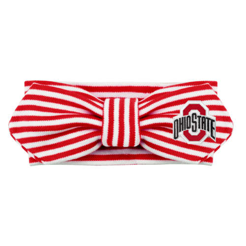 Ohio State Buckeyes Striped Hair Knot | College Baby
