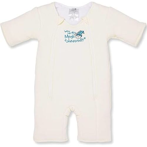 Magic Sleepsuit Baby Merlin's Swaddle Transition Product - Cotton - Cream colour- for 6-9 Months baby