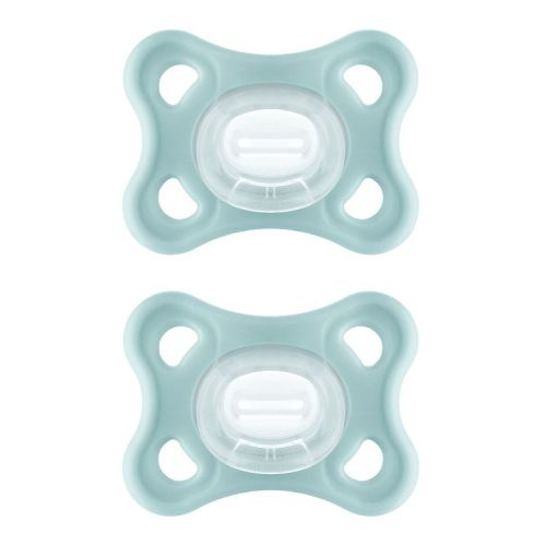 MAM Comfort Baby Pacifier and Lightweight Silicone Sterilizer Case, 3-12 Months 2-Pack