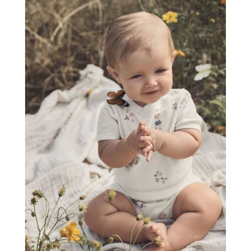 Baby 2-Piece Organic Cotton Floral-Print Sweater Set - Little Planet | Carter's