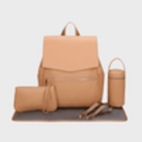 Classic Diaper Backpack | Tan | Hannah and Henry USA