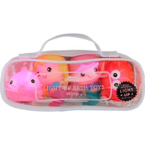 Set of 4 Mermaid Light Up Bath Toys