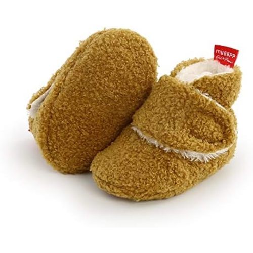 Ohwawadi Infant Baby Slippers Girls Boys Booties Warm Baby Socks Shoes Newborn Crib Shoes Baby Footwear Prewalkers