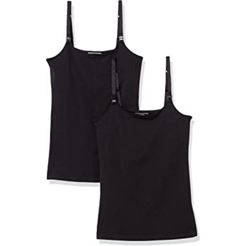 Amazon Essentials Women's Maternity Nursing Friendly Camisole, Pack of 2