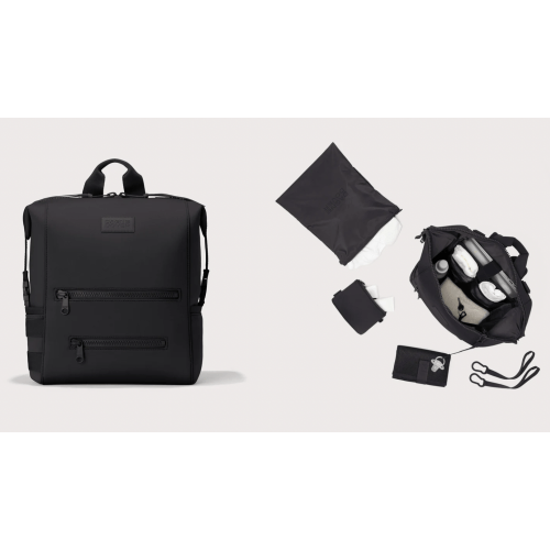 Indi Diaper Backpack in Onyx, Small