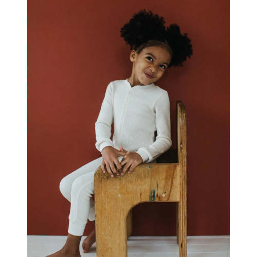 Organic Waffle One Piece By Noble – Mochi Kids