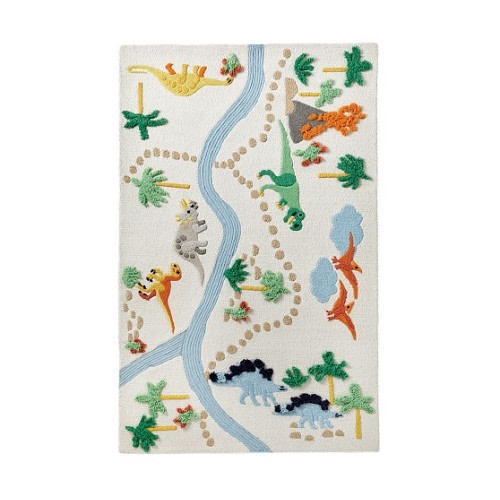 3-D Activity Dino Play Rug | Pottery Barn Kids
