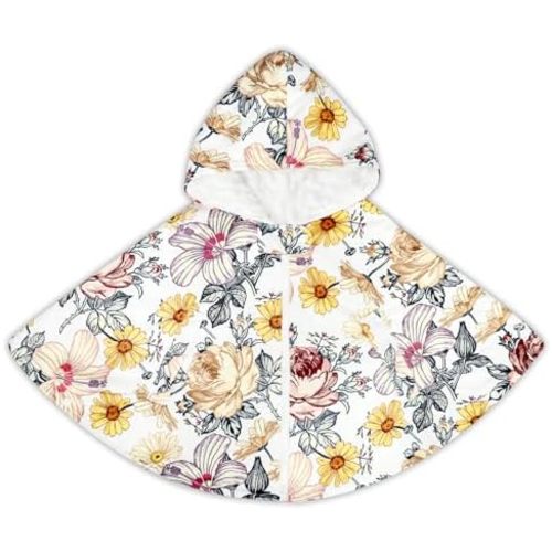 Baby Car Seat Poncho, Toddler Hooded Poncho Cloak, Kids Capes Poncho Coat