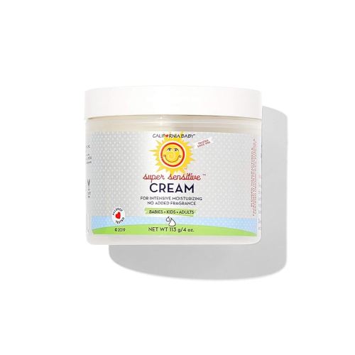 California Baby Super Sensitive Unscented Cream | 100% Plant-Based Moisturizer | Soothing Baby Lotion For Newborn | Hypoallergenic | 2.9 oz / 82 g