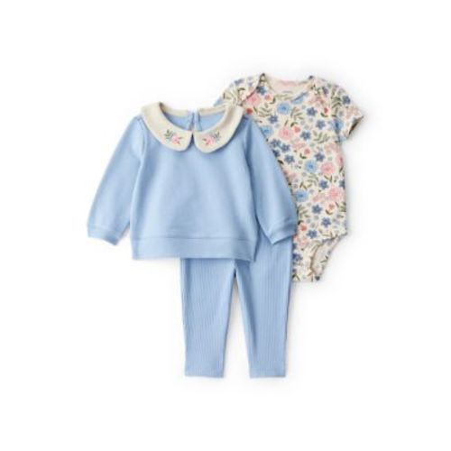 Baby Girls Cardigan 3-Piece Set