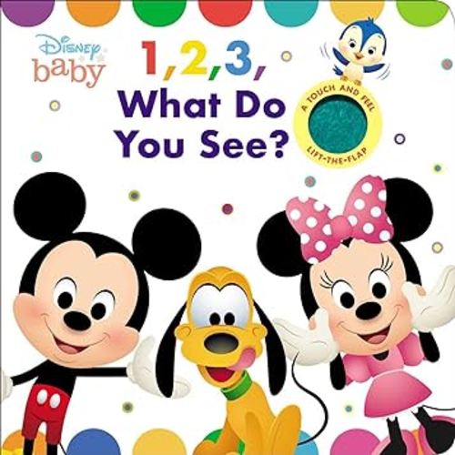 Disney Baby: 1, 2, 3 What Do You See? (Cloth Flaps)