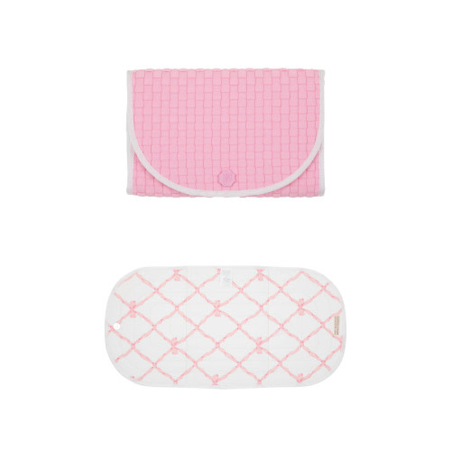 The Beaufort Bonnet Company T.B.B.C. X Pluie Pret Changing Clutch- Belle Meade Bow