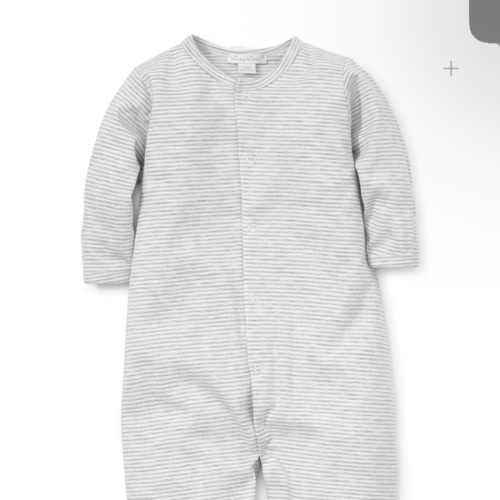 Gray Kissy Essentials Stripe Conv. Gown