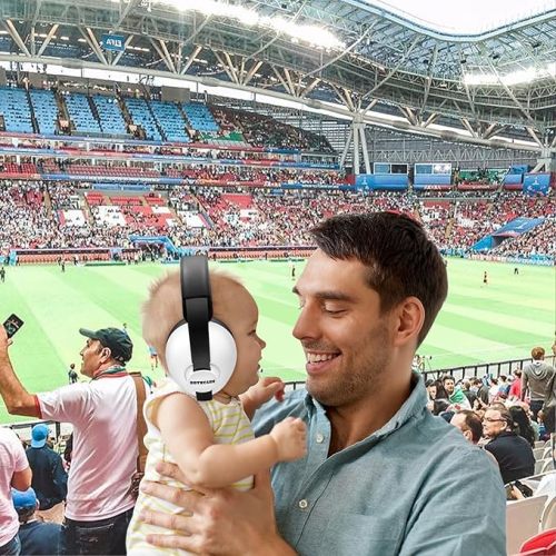 Baby Headphones Noise Cancelling Headphones for Babies for 3 Months to 3 Years - white