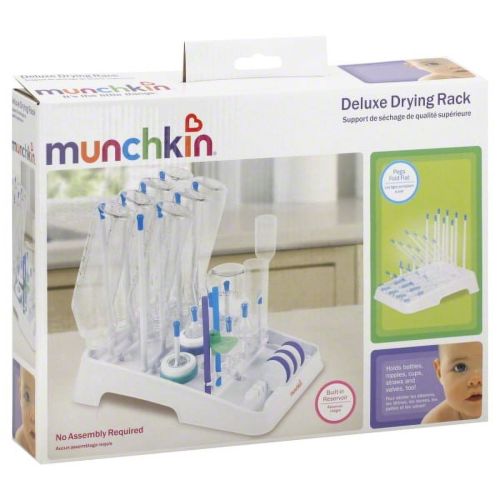 Munchkin Deluxe High Capacity Drying Rack for Bottles, Cups and Dishwasher Safe