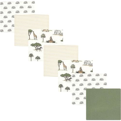 Luvable Friends Little Treasure Flannel Receiving Blankets 7pk