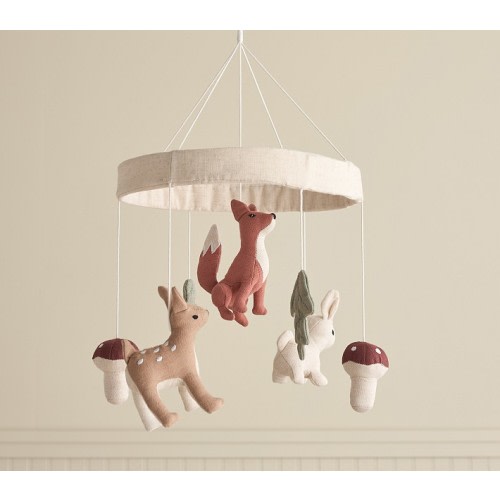 Rylee + Cru Fox Musical Crib Mobile