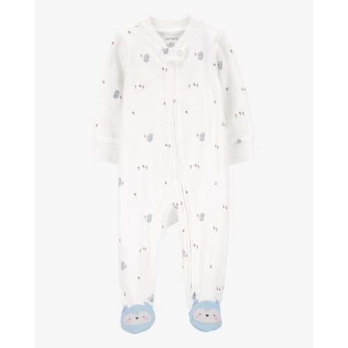 Baby Owl 2-Way Zip Cotton Sleep & Play Pajamas - Carter's | Carter's