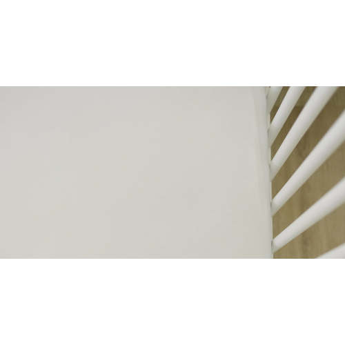 White Bamboo Stretch Crib Sheet