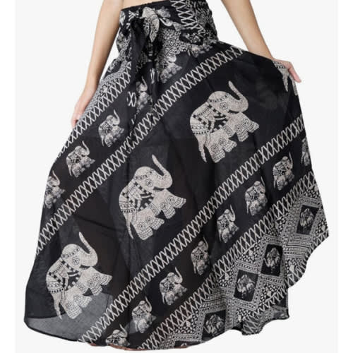 Long Skirts for Women Maxi Boho Skirt Floral Print