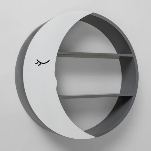 Decorative Wall Shelf - Cloud Island™ Moon Shelf