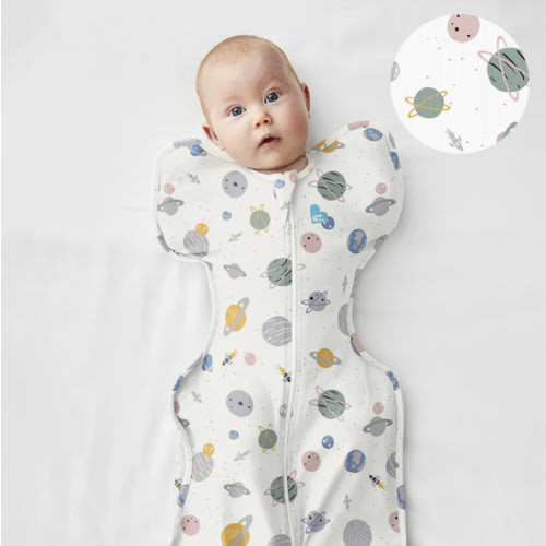 Swaddle Up™ 0.2 TOG Cotton White Space