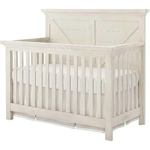 Westwood Design Westfield 4 in 1 Convertible Crib, Brushed White