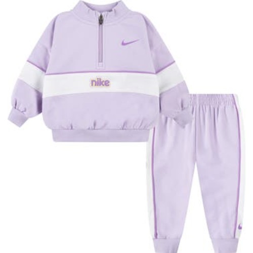 Half Zip Sweatshirt & Joggers Set, 18M