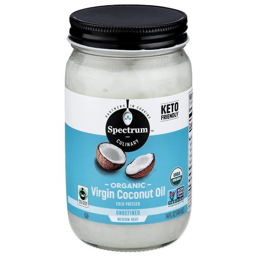 Spectrum Organic Virgin Coconut Oil, Unrefined, 14 oz