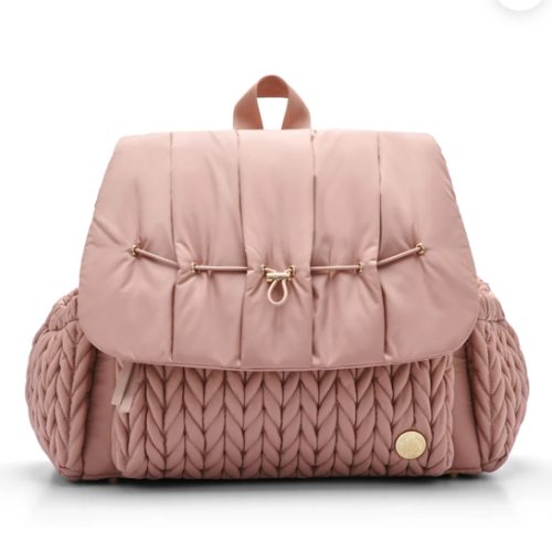 Levy Backpack Diaper Bag- Dusty Rose
