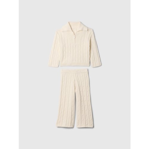babyGap Cable-Knit Half-Zip Sweater Set