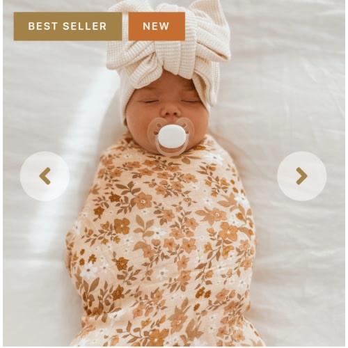 Sweet Pea Organic Muslin Wrap Swaddle