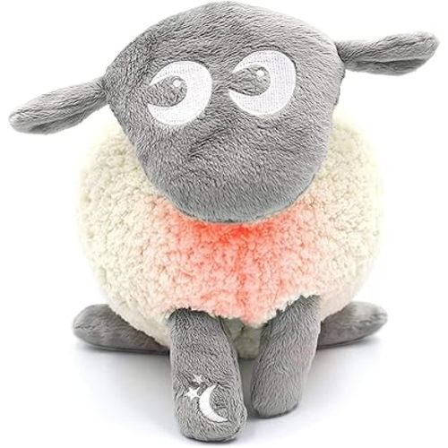 Rechargeable Ewan Deluxe, Gray | Baby & Toddler White Noise Sound Machine | Cry Sensor & Nightlight | 10 Soothing Sounds | Continuous or Timer Playback | Machine Washable