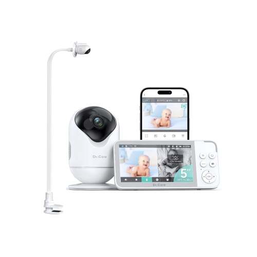 VistaView Smart Baby Monitor - SBM001 with Crib Clip Mount | Dr.Care