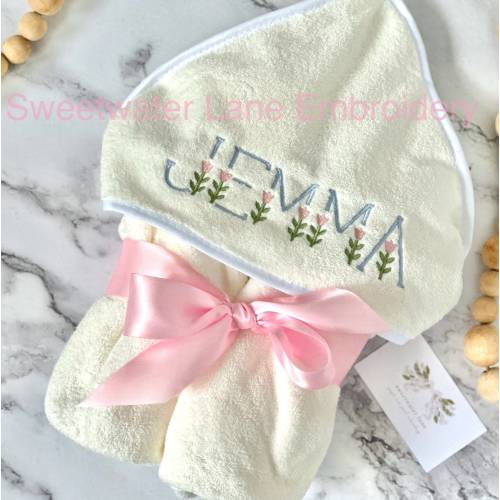 Custom Hooded Baby and Toddler Bath Towel Gift Super Soft