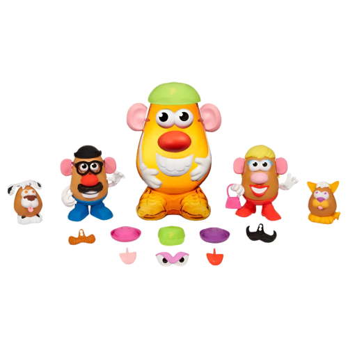 Playskool Super Spud Action Figures Set, Mr. & Mrs. Potato Heads, 45+ Accessories for Ages 2+