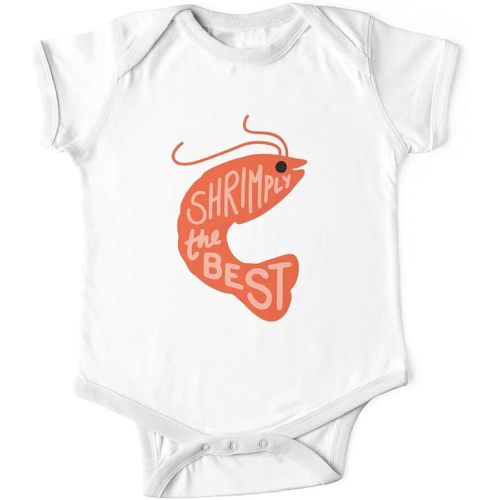 Shrimply The Best Baby Onesie Outfit Bodysuits One-Piece