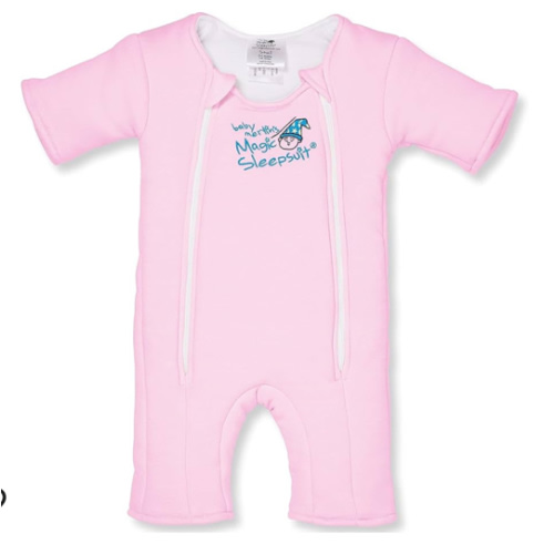 Baby Merlin's Magic Sleepsuit Swaddle Wrap Transition Product - 3-6 Months, Color: Cotton Blue